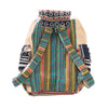 Recycled Travel Backpack Kochi - Upcycled Rice Bag Burlap