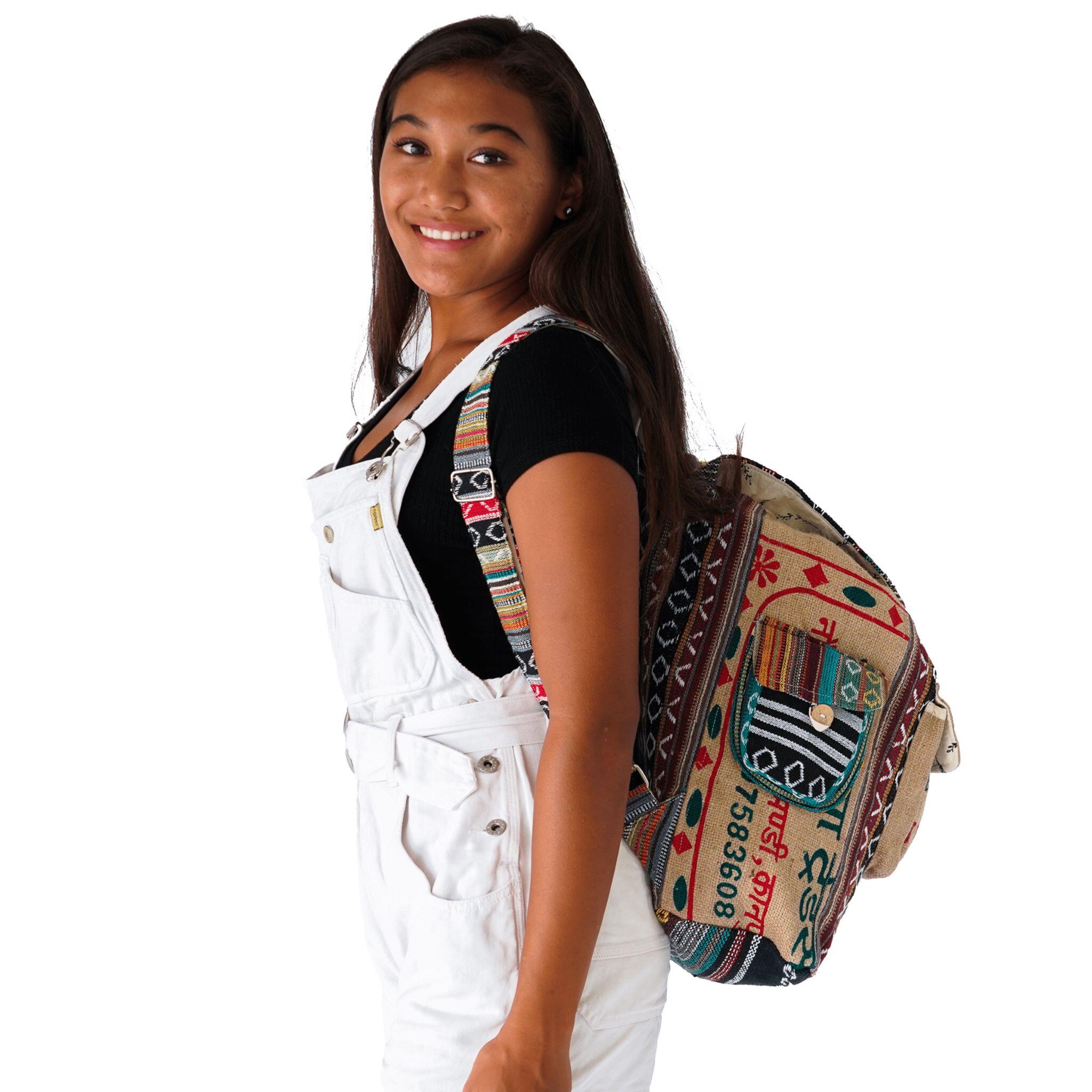 Recycled Travel Backpack Mumbai styled as an everyday travel bag