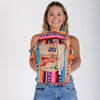 Ravi Recycled Travel Backpack made from upcycled burlap rice bags