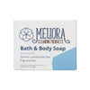 Unscented Bath & Body Soap Bar in plastic-free paperboard box by Meliora Cleaning Products