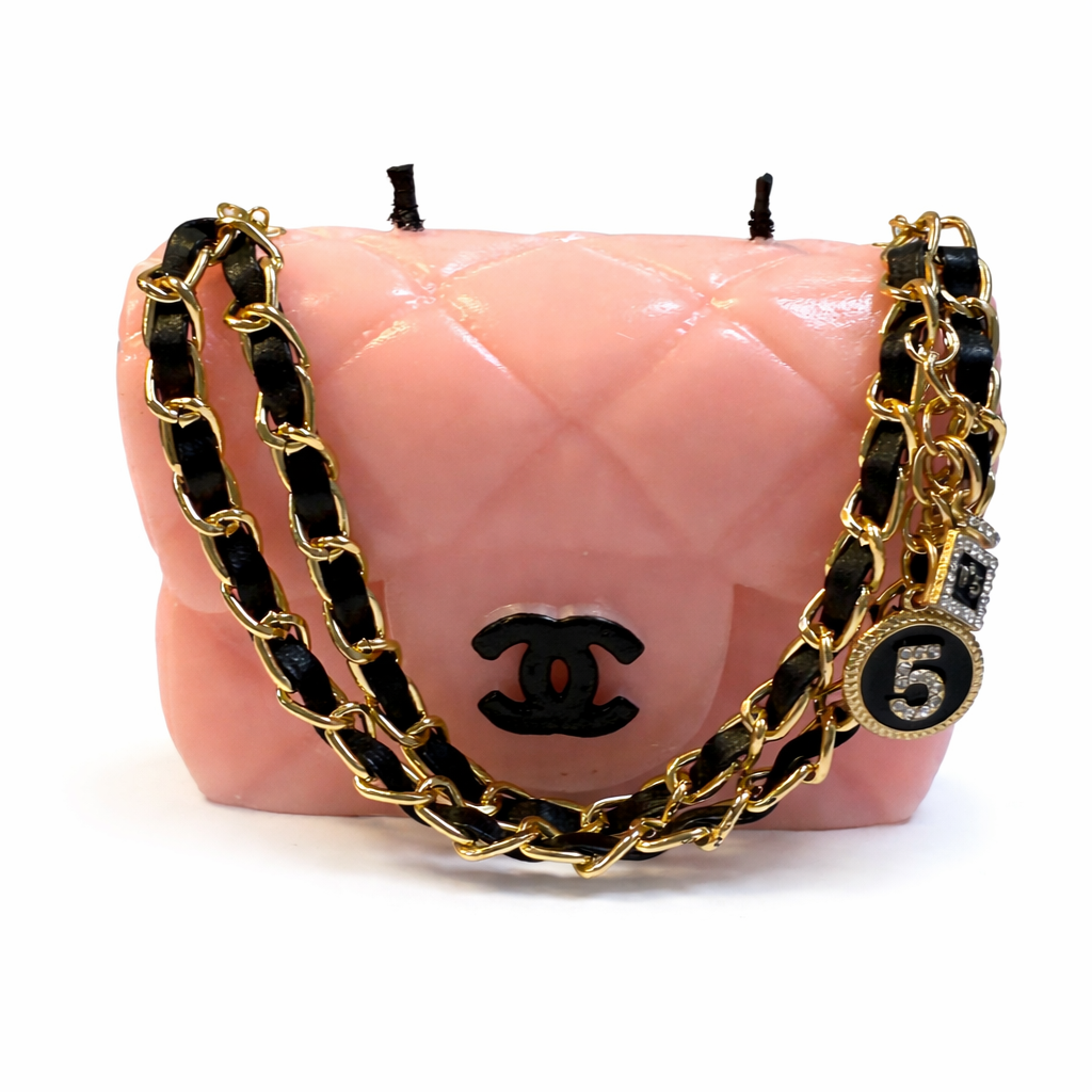 The Rose Petite Couture scented candle styled as a luxury gift by Onali Pure
