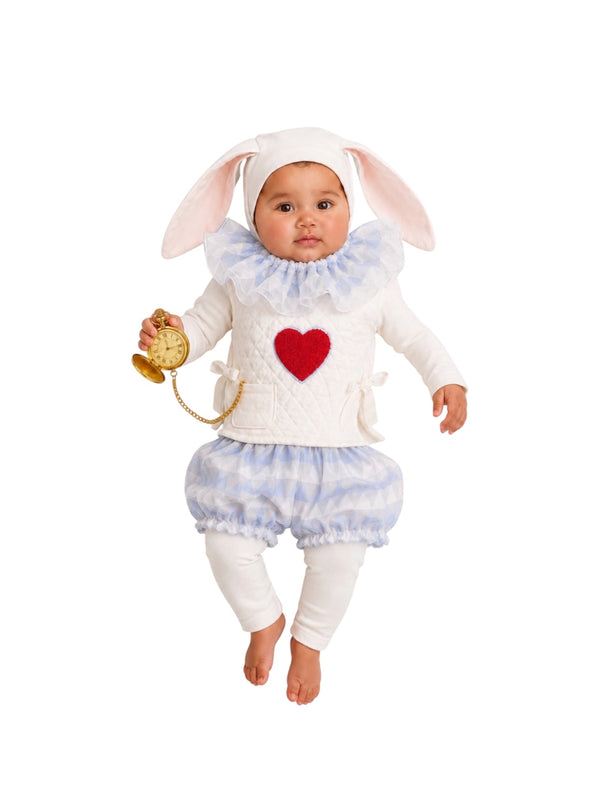 White Rabbit costume gold-tone pocket watch with chain detail