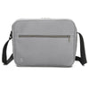 Groovy Messenger Bag in grey showing main compartment and 13-inch laptop sleeve