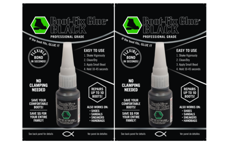 Boot-Fix & Shoe-Fix Glue 2-Pack – Instant Shoe Repair Adhesive