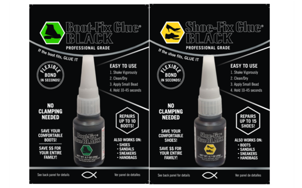 Boot-Fix & Shoe-Fix Glue 2-Pack – Instant Shoe Repair Adhesive
