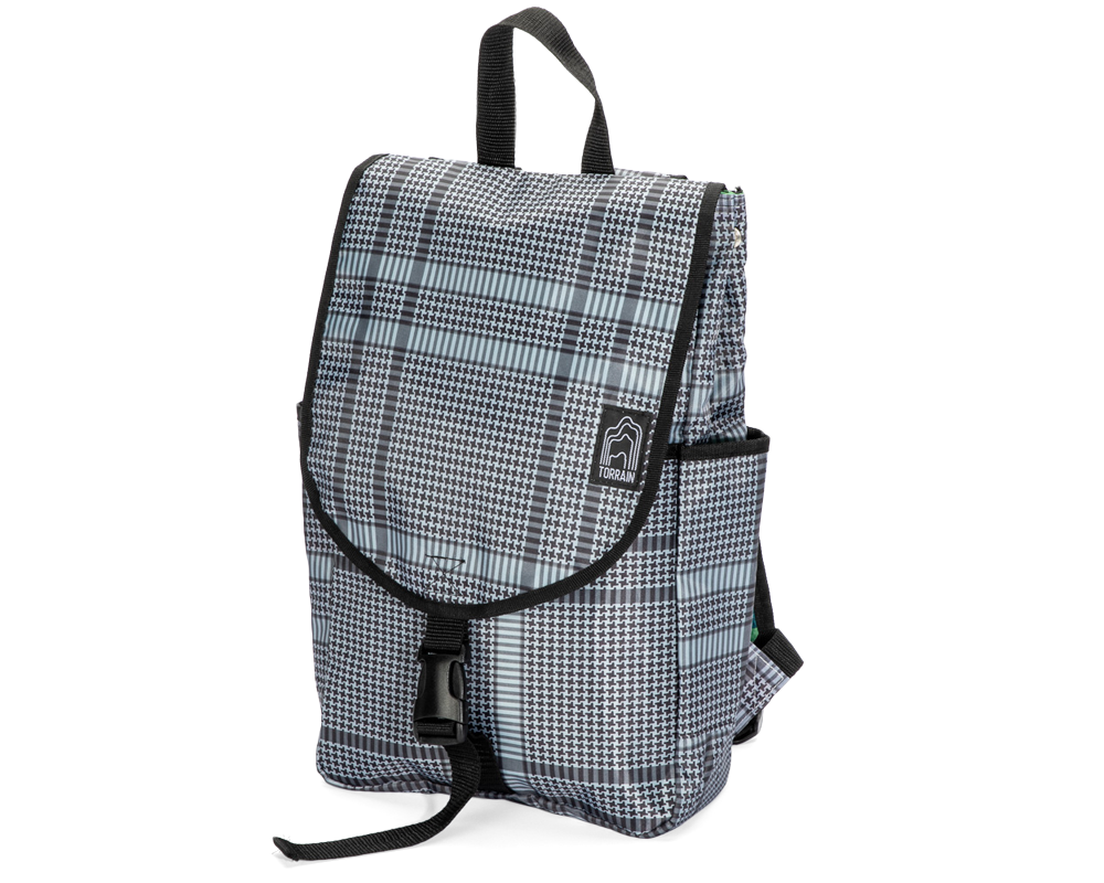 Venture Pack: Eco-friendly backpack made from upcycled & recycled materials. Perfect size for everyday use. Shop sustainable!  pen_spark