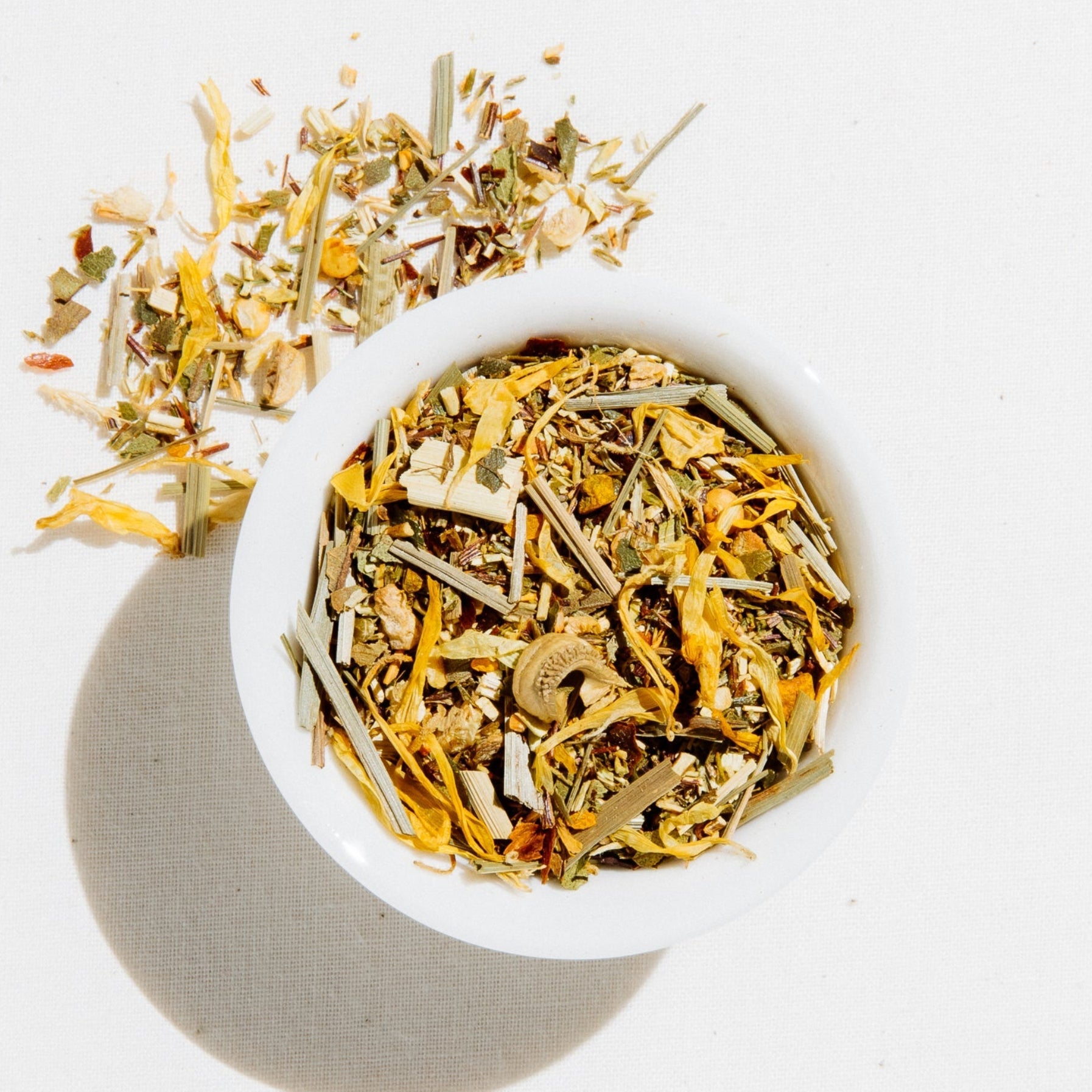 Breathe Tea loose leaf herbal tisane by Art of Tea with spicy citrus blend