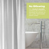 Cotton Shower Curtain – White or Natural, Bath, Tub + Stall Sizes