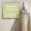 Bean Products hemp and organic cotton washcloth folded, showing open weave texture