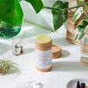 Close-up of Butter Me Up Organics belly balm texture — natural, non-toxic stretch mark balm