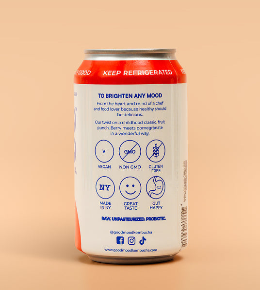 Berry Pomegranate Kombucha by GoodMood