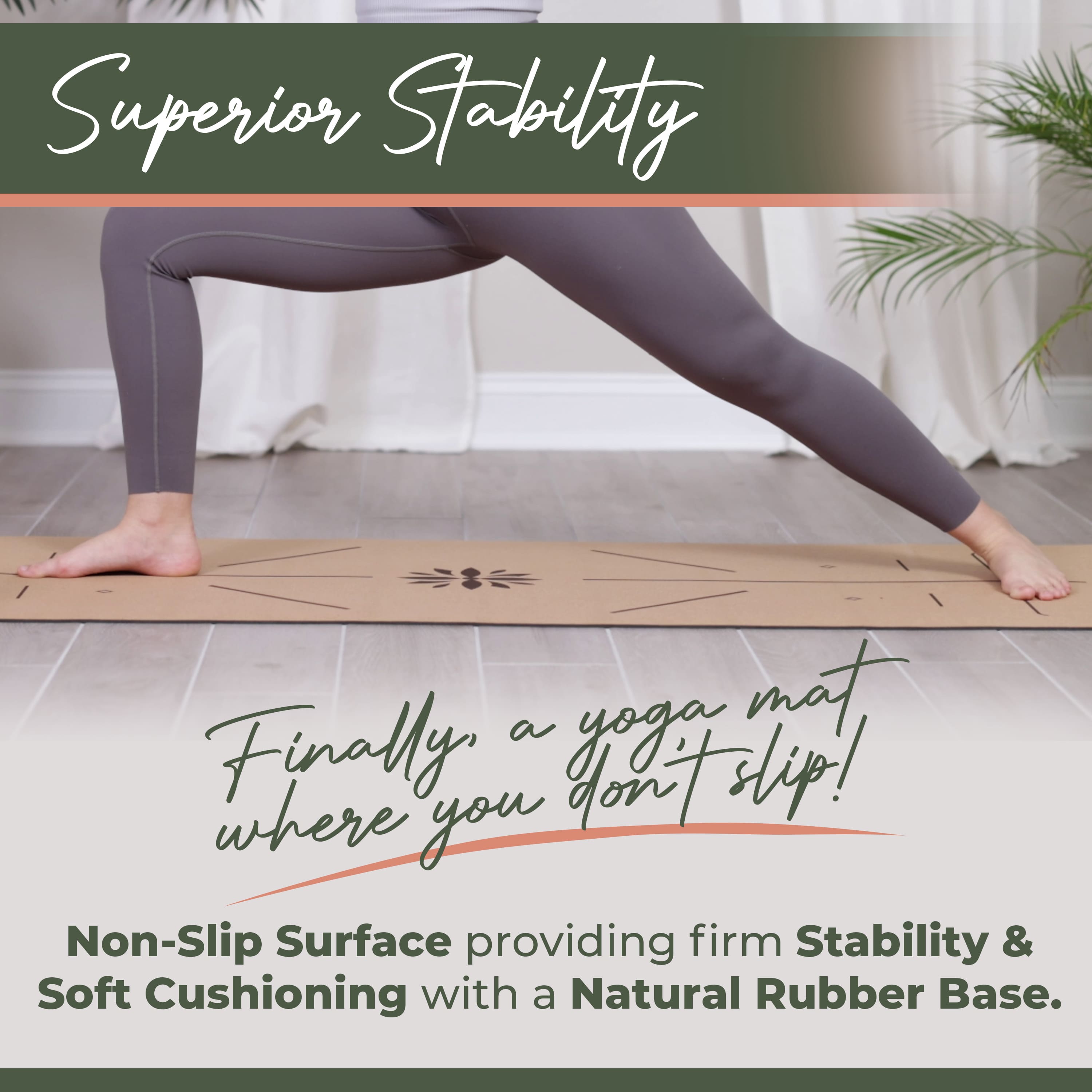 Eco-Friendly Cork Yoga Mat