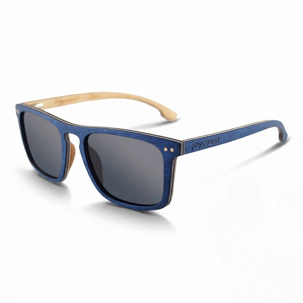 Blu Wayfinder Maple Wood Sunglasses – Polarized & UV Protection