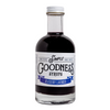 Bottle of Simple Goodness Syrups Blueberry Lavender on a white background