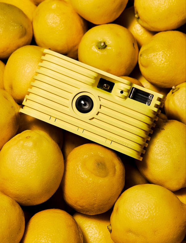 FOTOFOTO FF-1 Zero-Waste 35mm Film Camera – 100% Recycled, Orange