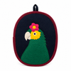 Bonito the Parrot Potholder, a handmade Fair Trade potholder by UPAVIM artisans in Guatemala