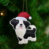Border Collie felt ornament from Upavim Crafts, handmade by Fair Trade artisans in Guatemala