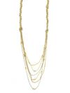 Braided Chain Necklace – Recycled Brass & Silver-Plated, Nickel-Free