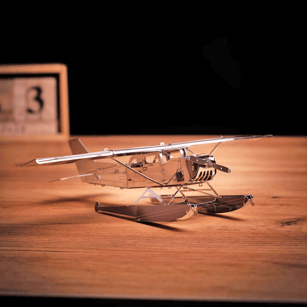 BREEZE DRIFTER CESSNA Seaplane mechanical model kit by Metal Time Workshop