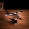Close-up of the BREEZE DRIFTER CESSNA Seaplane mechanical model