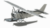 Rendered view of the BREEZE DRIFTER CESSNA Seaplane model