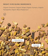 Organic spices including cinnamon, ginger, and turmeric — the key ingredients in Bright Eyed loose leaf blend