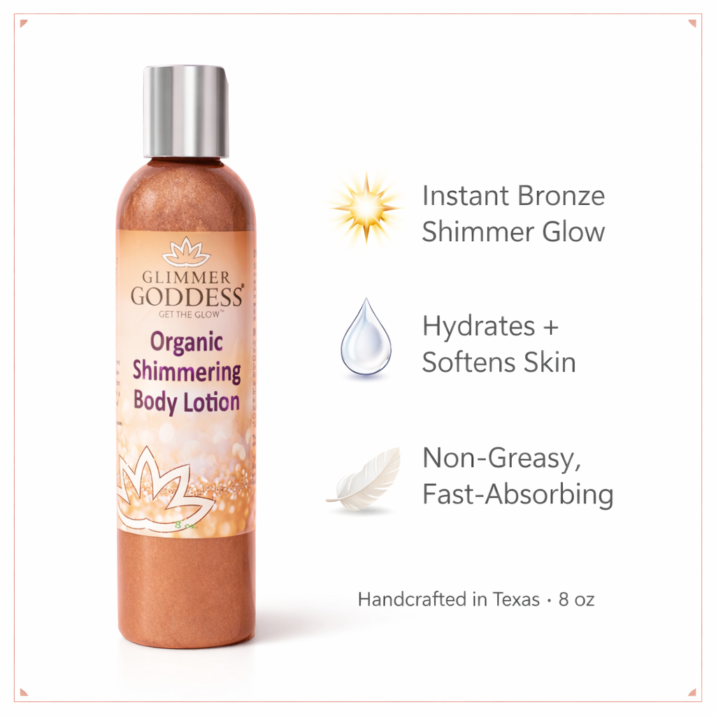🌿 Organic Bronze Shimmer Body Lotion