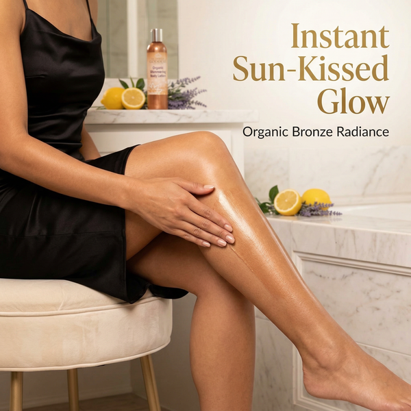 🌿 Organic Bronze Shimmer Body Lotion
