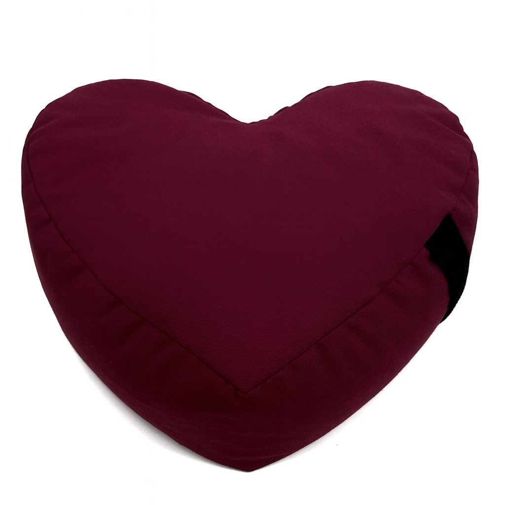 Zafu Meditation Cushion – Organic Buckwheat Hull Filling, Cotton, Made in USA