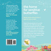 Back cover of The Home for Sensitive Butterflies – mindfulness picture book for sensitive children ages 3–8