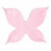 Pink fairy wings by Band of the Wild in soft blush pink crinkle taffeta with leaf-inspired stitching