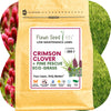 Crimson Clover + Mow Less Grass Seed – Eco-Friendly Lawn Mix for Pollinators & Low Maintenance