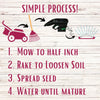 Crimson Clover + Mow Less Grass Seed – Eco-Friendly Lawn Mix for Pollinators & Low Maintenance