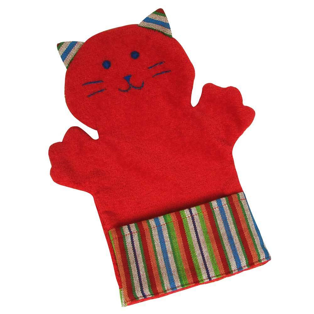 Kitty Puppet Washcloth