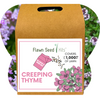 Flawn Seed Kits Creeping Thyme packaging with floral background