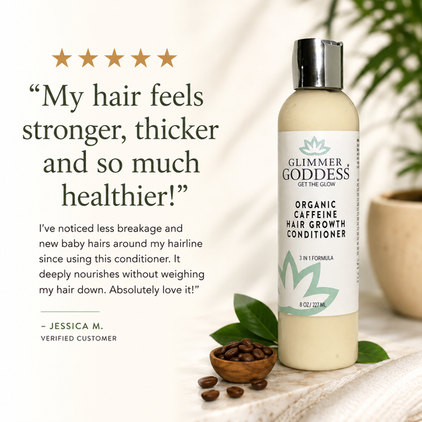 Organic Caffeine Hair Growth Mask – Deep Conditioning Treatment for Thicker Hair