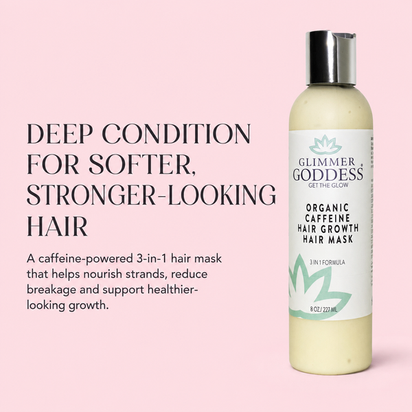 Organic Caffeine Hair Growth Mask – Deep Conditioning Treatment for Thicker Hair