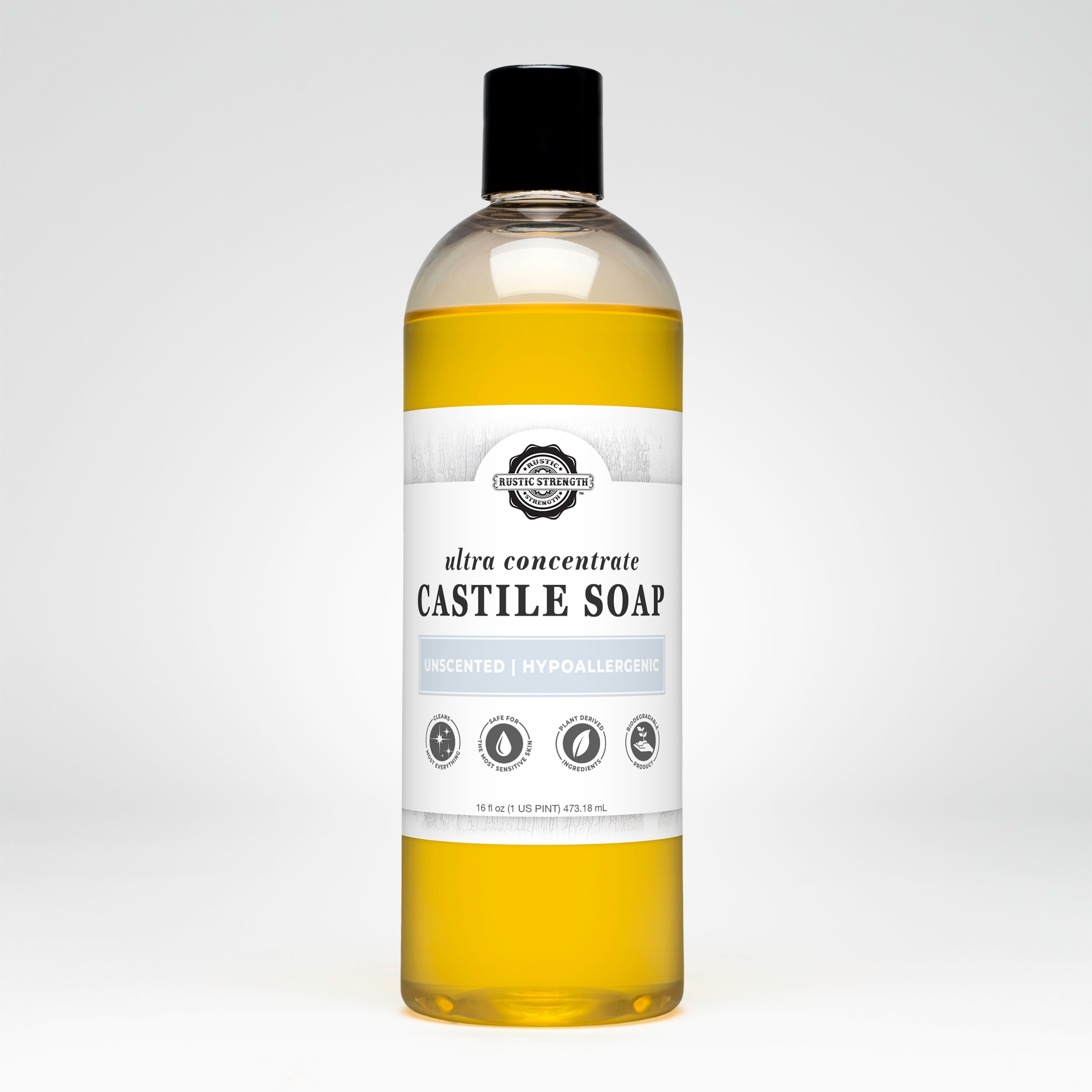 Ultra Concentrate Organic Castile Soap - Unscented & Multi-Purpose