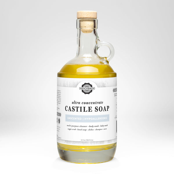 Ultra Concentrate Organic Castile Soap - Unscented & Multi-Purpose