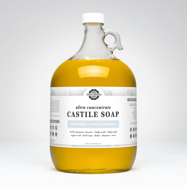 Ultra Concentrate Organic Castile Soap - Unscented & Multi-Purpose