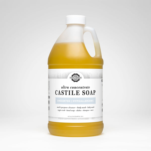 Ultra Concentrate Organic Castile Soap - Unscented & Multi-Purpose