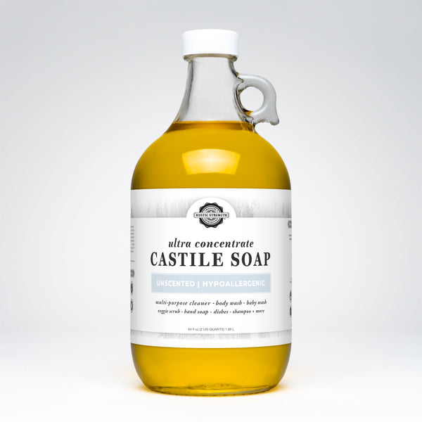 Ultra Concentrate Organic Castile Soap - Unscented & Multi-Purpose