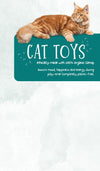 Butterfly cat toy from Upavim Crafts shown alongside catnip