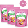 Organic Chewy Candies - Strawberry, Cherry & Lemon Fruit Chews