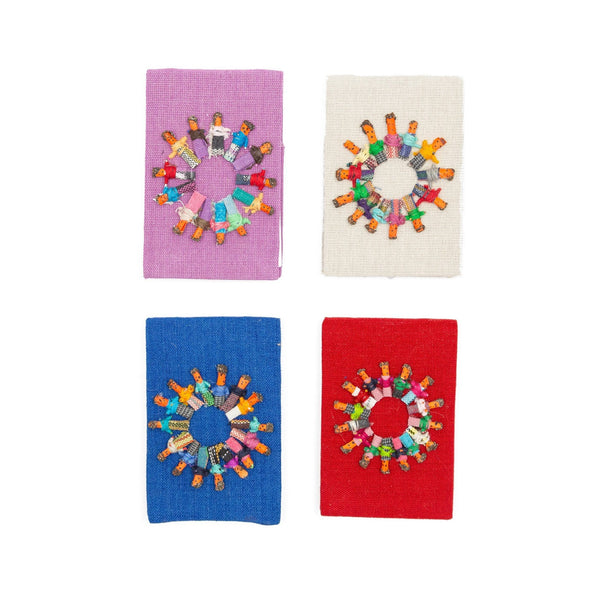 Find peace of mind with our charming Mini Worry Doll Notepad. This unique notebook combines Guatemalan folklore with practical design. Perfect for jotting down thoughts and relieving stress, it's a thoughtful gift for any occasion.