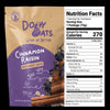 Dozy Oats Cinnamon Raisin overnight oats served in a bowl