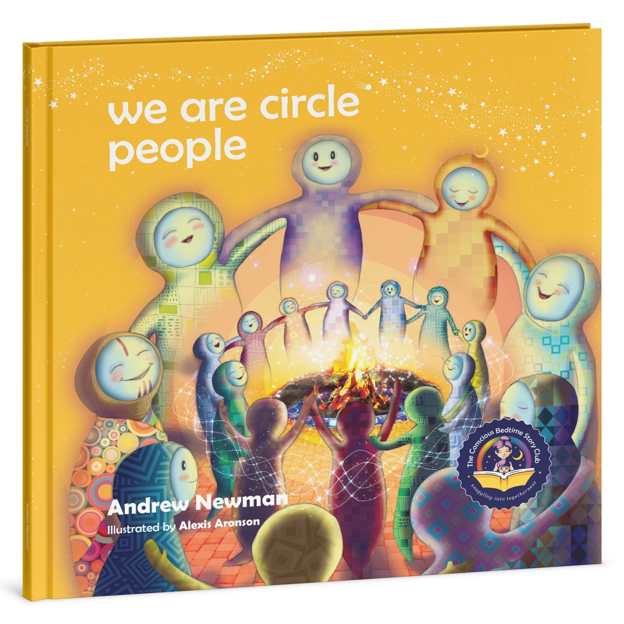 We Are Circle People children's picture book 3D front cover by Conscious Stories — bedtime story about belonging for ages 3–8