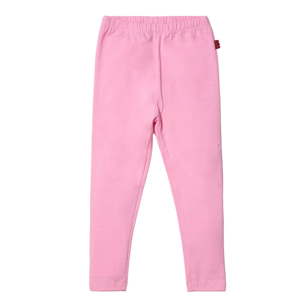 Mon Coeur recycled cotton kids leggings front view in sustainable fabric