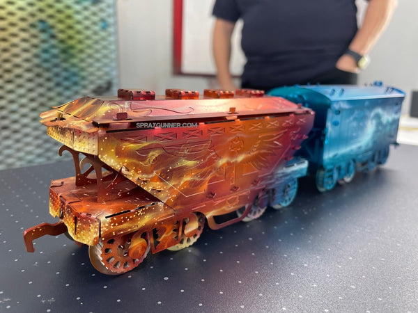 Heavy Loco Freight Train Mechanical Model Kit
