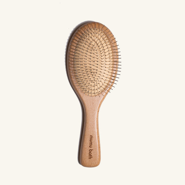 Tangle-Free Bliss: Detangling Massage Bamboo Hair Brush (Sustainable, Scalp Soothing, Smooth Hair)